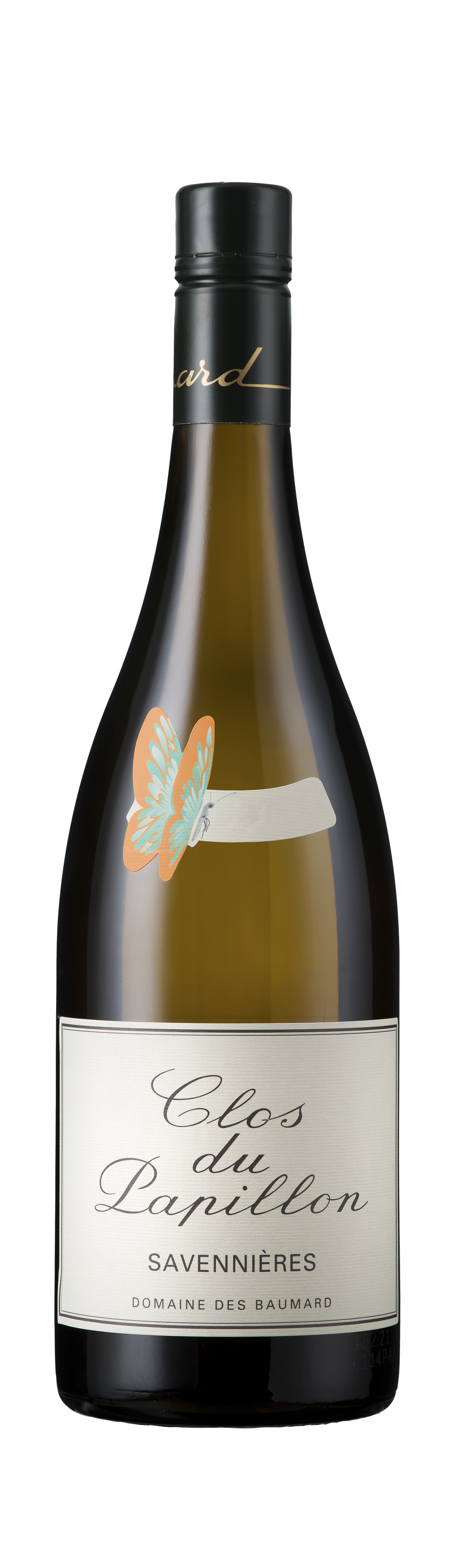 Bottle shot - Domaine des Baumard, Savennières, Clos du Papillon, Loire, France