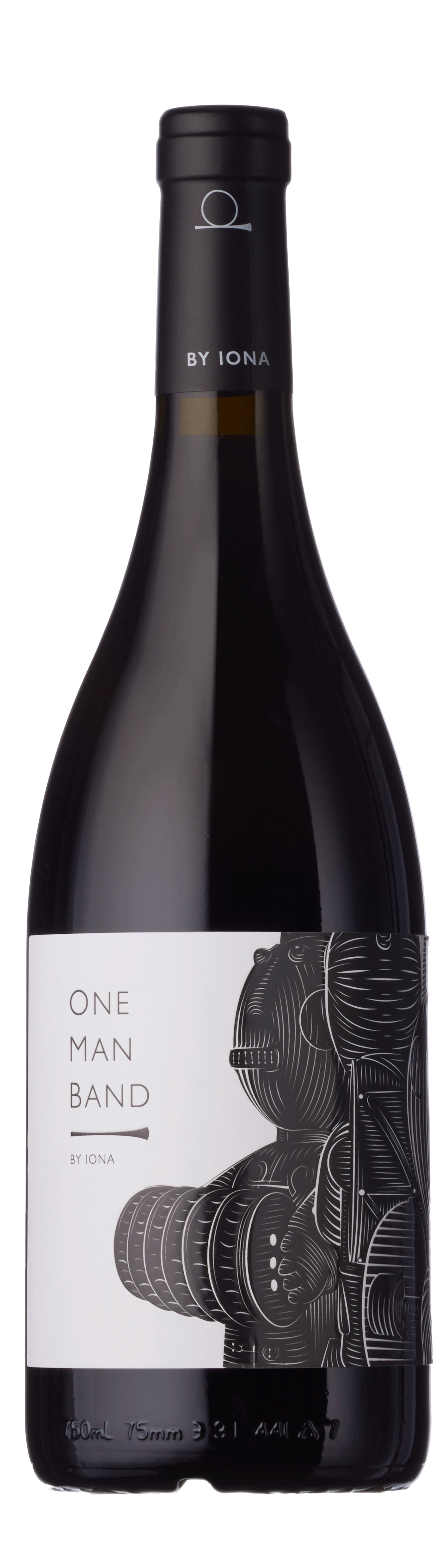 Bottle shot - Wines of Brocha, One Man Band Red, Brocha Vineyard, Elgin, South Africa