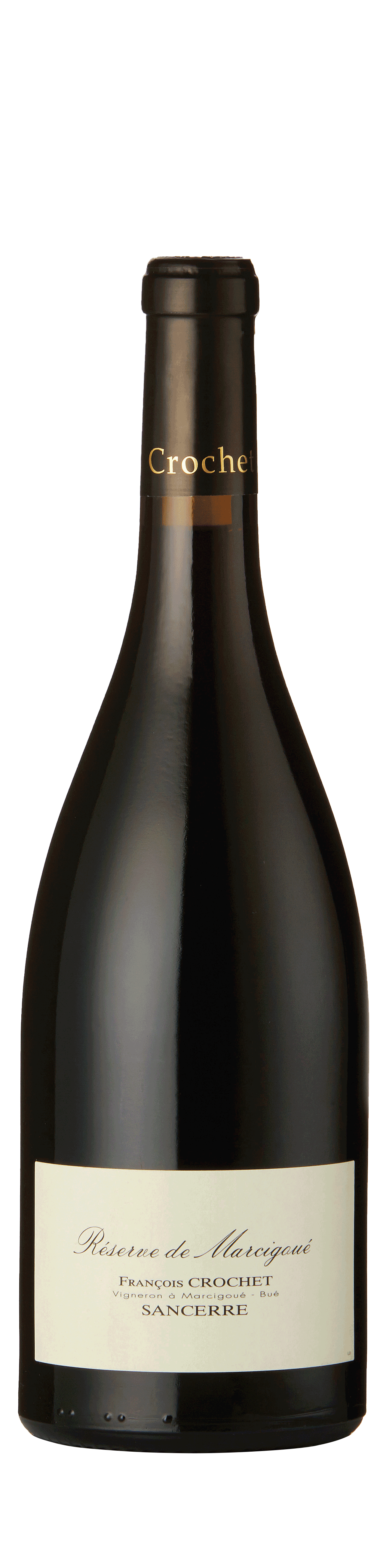 Bottle shot - Domaine Francois Crochet, Sancerre Rouge, Resérve de Marcigoué, Loire, France