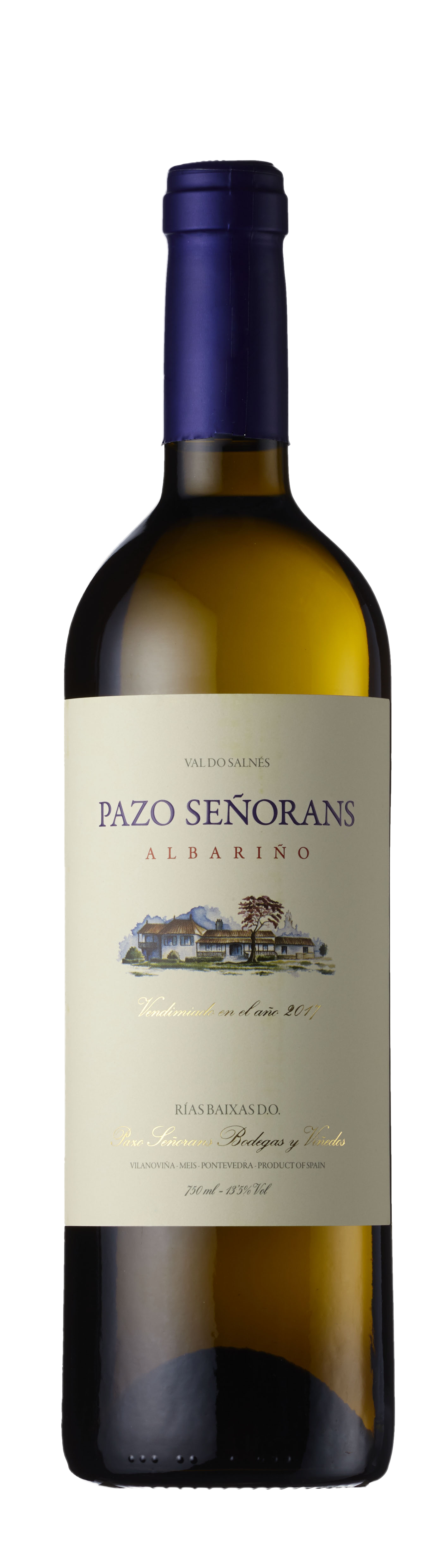 Bottle shot - Pazo Señorans, Albariño, Rias Baixas, Spain