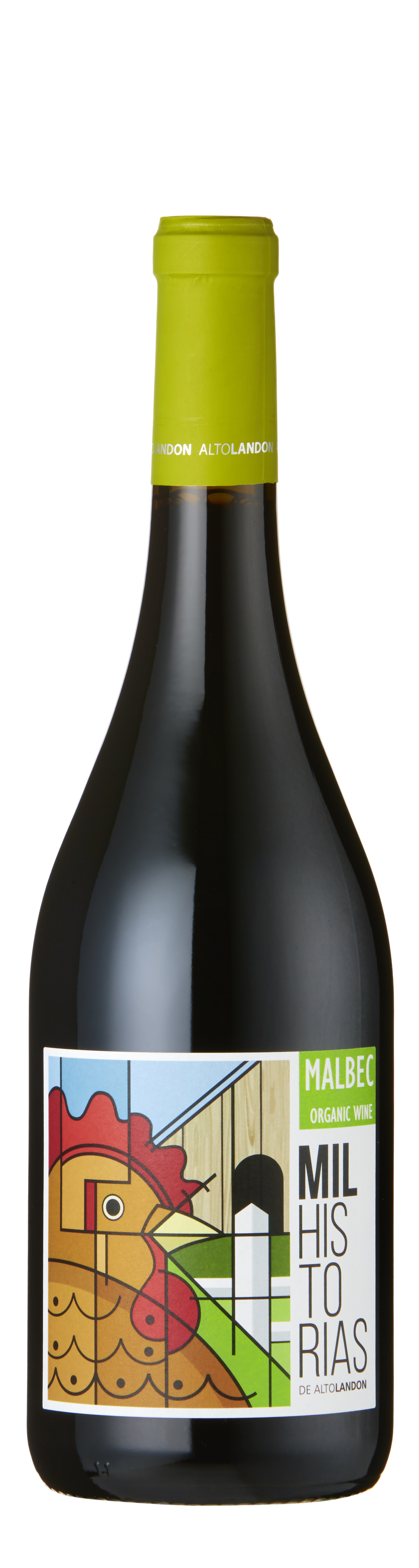 Bottle shot - Bodegas Altolandon, Mil Historias Malbec, Manchuela, Spain