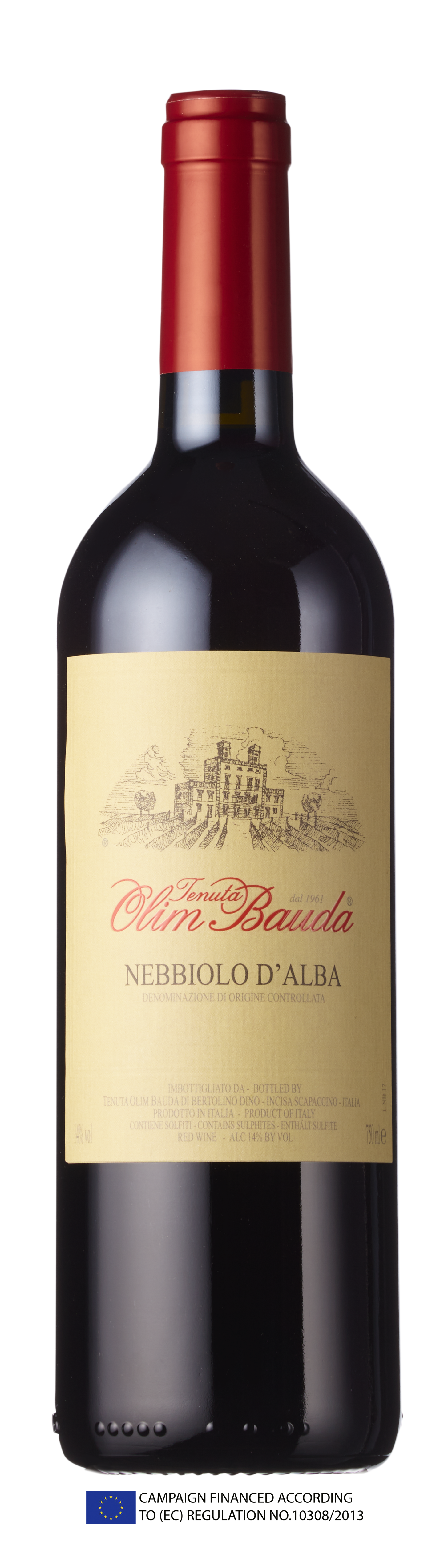 Bottle shot - Tenuta Olim Bauda, Nebbiolo d'Alba, DOC, Italy