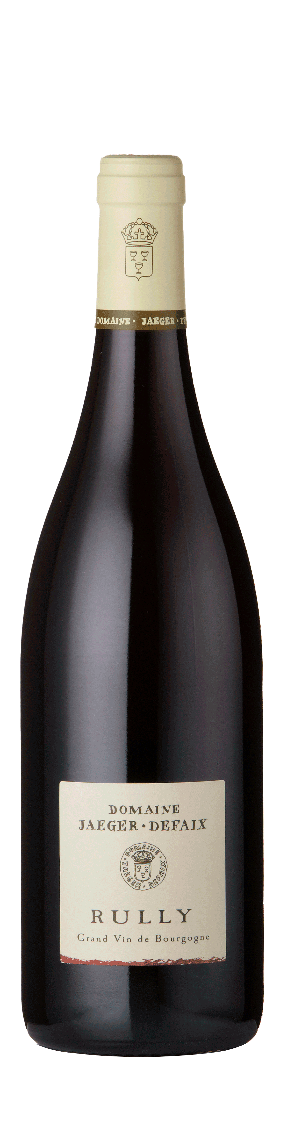 Bottle shot - Domaine Jaeger-Defaix, Rully, Rouge, Burgundy, France