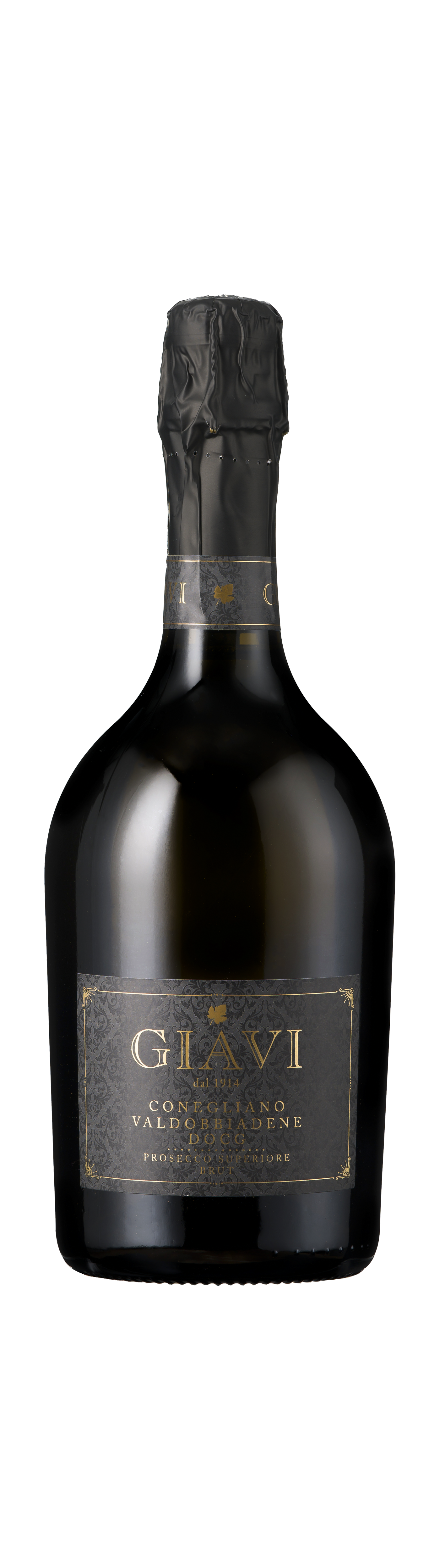 Bottle shot - Giavi, Prosecco Superiore Brut, Conegliano Valdobbiadene, DOCG, Veneto, Italy
