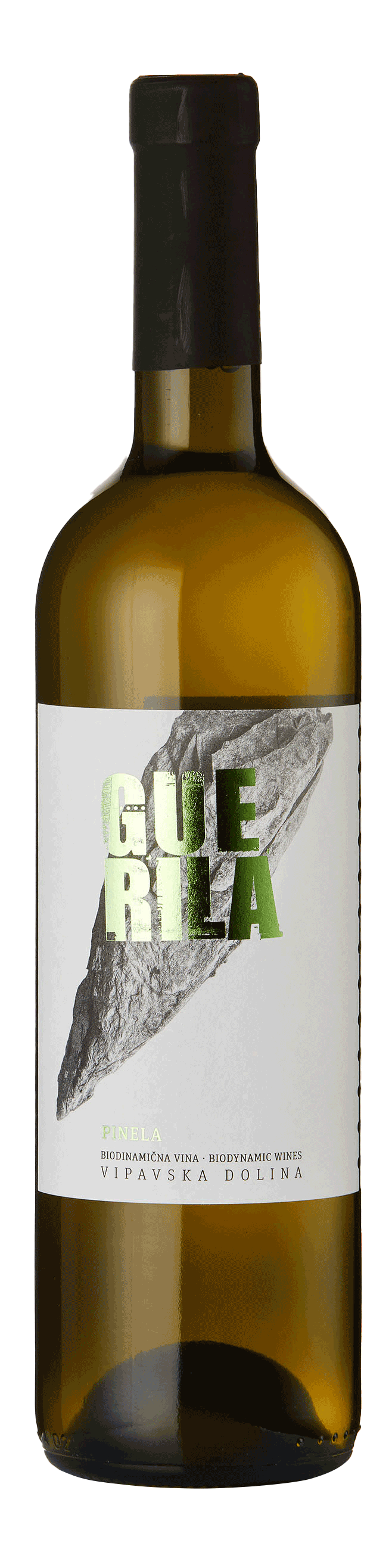 Bottle shot - Guerila, Pinela, Vipava Valley, Slovenia