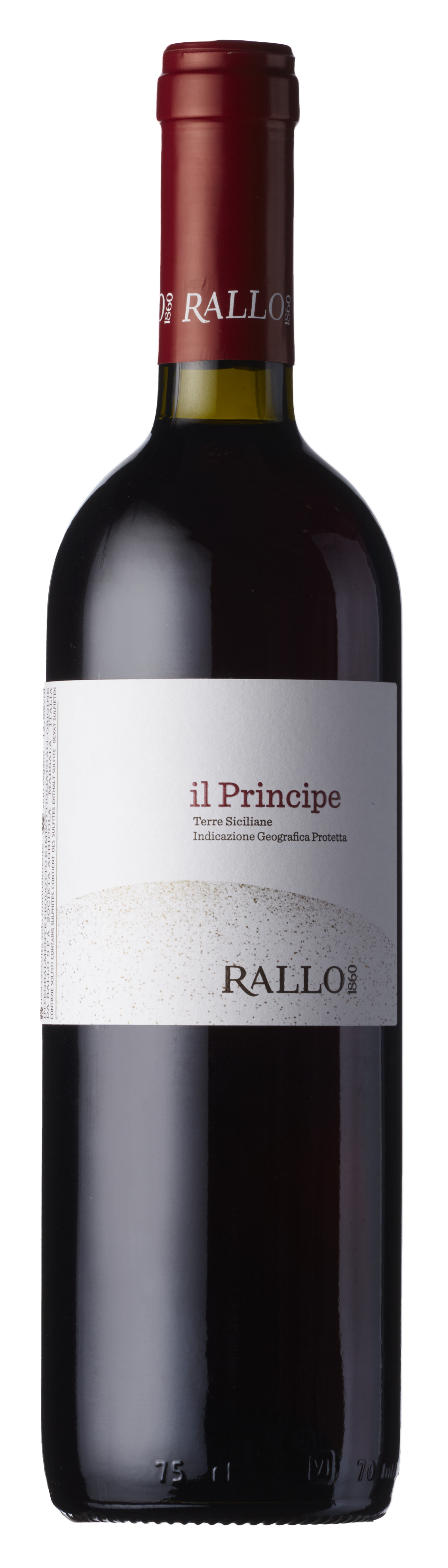 Bottle shot - Rallo Azienda Agricola, Il Principe, Nero d'Avola, IGP Sicily, Italy