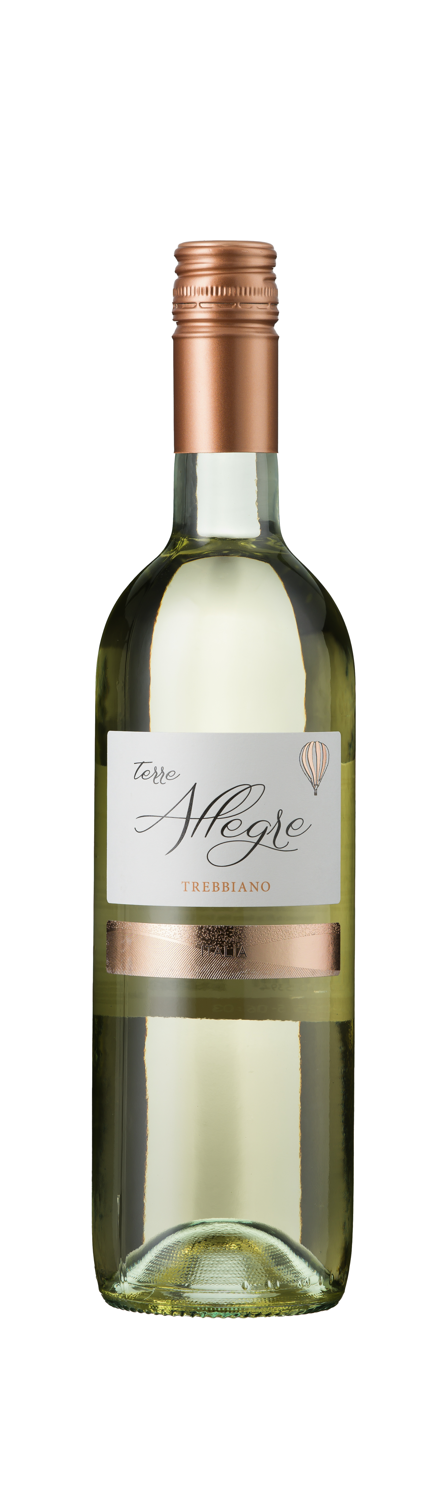 Bottle shot - Cielo e Terra, Terre Allegre, Trebbiano, IGT Puglia, Italy