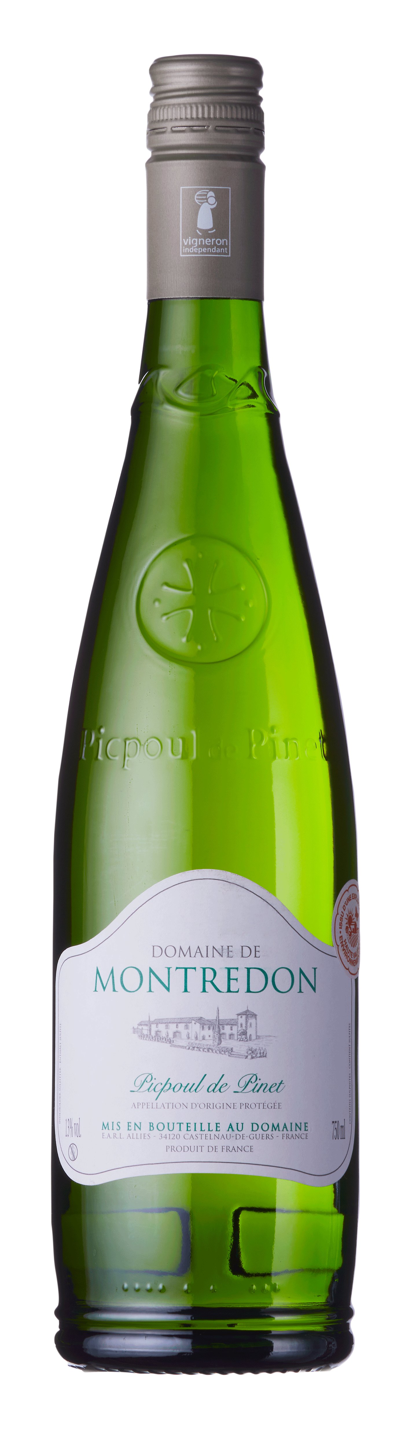 Bottle shot - Domaine de Montredon, Picpoul de Pinet, Languedoc, France