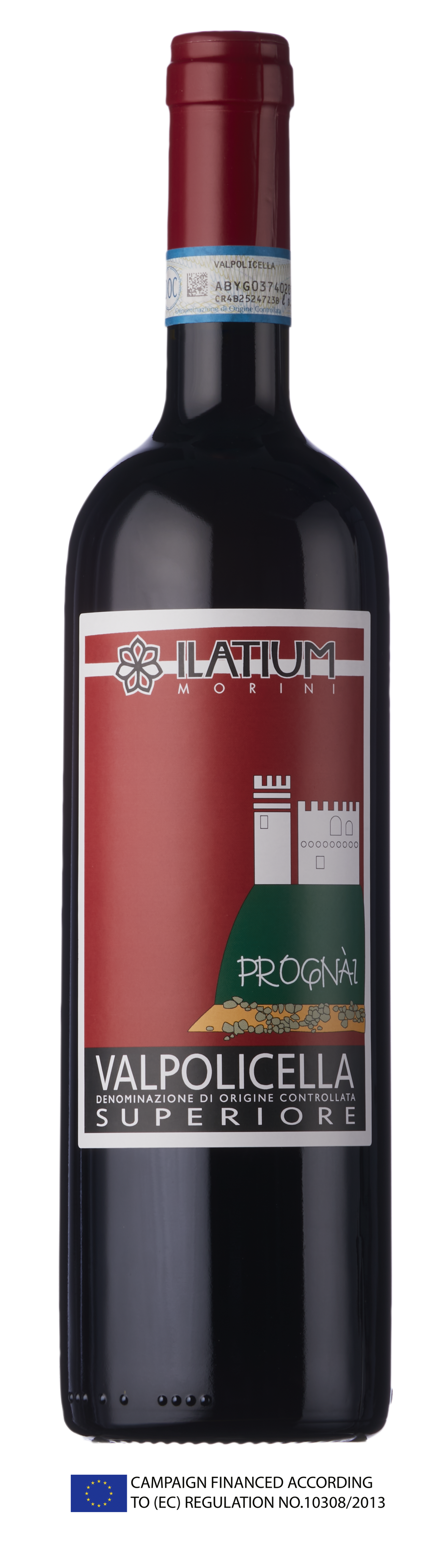 Bottle shot - ILatium Morini, Valpolicella Superiore, DOC, Campo Prognai, Veneto, Italy