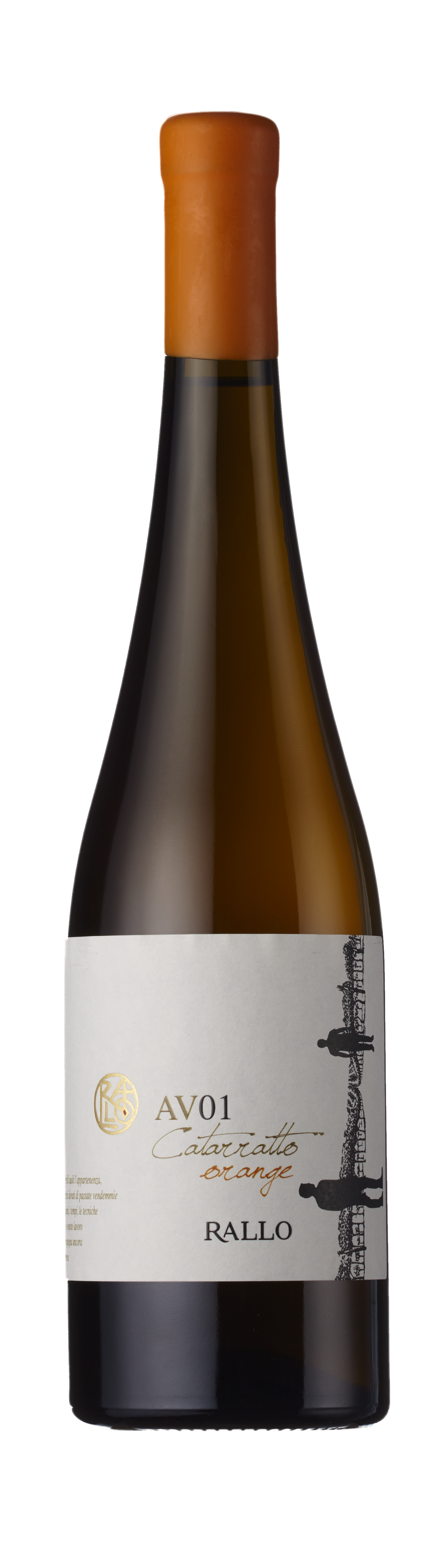 Bottle shot - Rallo Azienda Agricola, AV01 Catarratto Orange, IGP Terre Sicilia, Italy