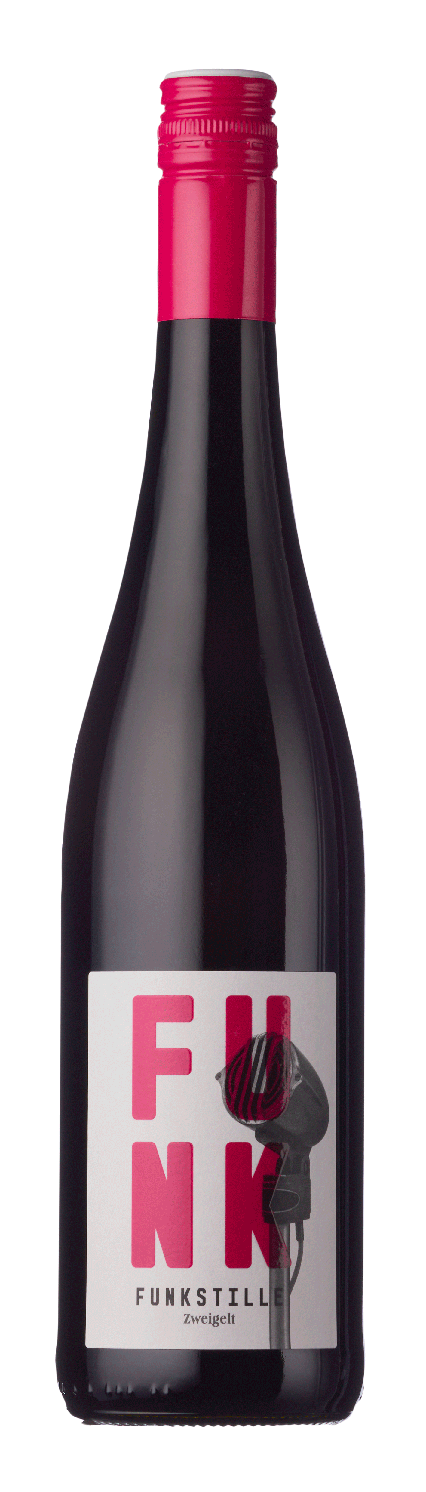 Bottle shot - Funkstille Zweigelt, Niederösterreich, Austria