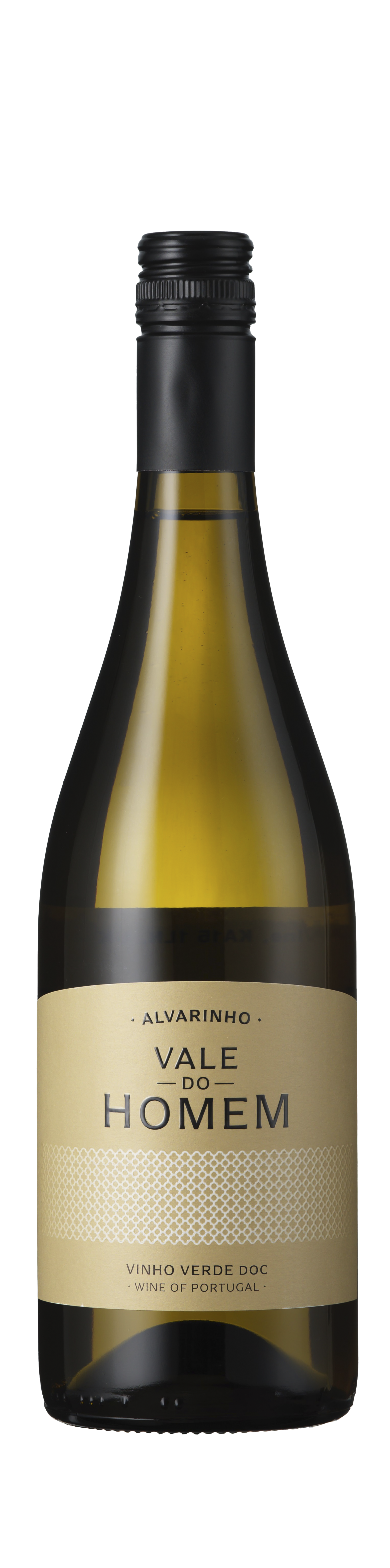 Bottle shot - Quintas do Homem, Vale do Homem, Alvarinho, Vinho Verde DOC, Portugal