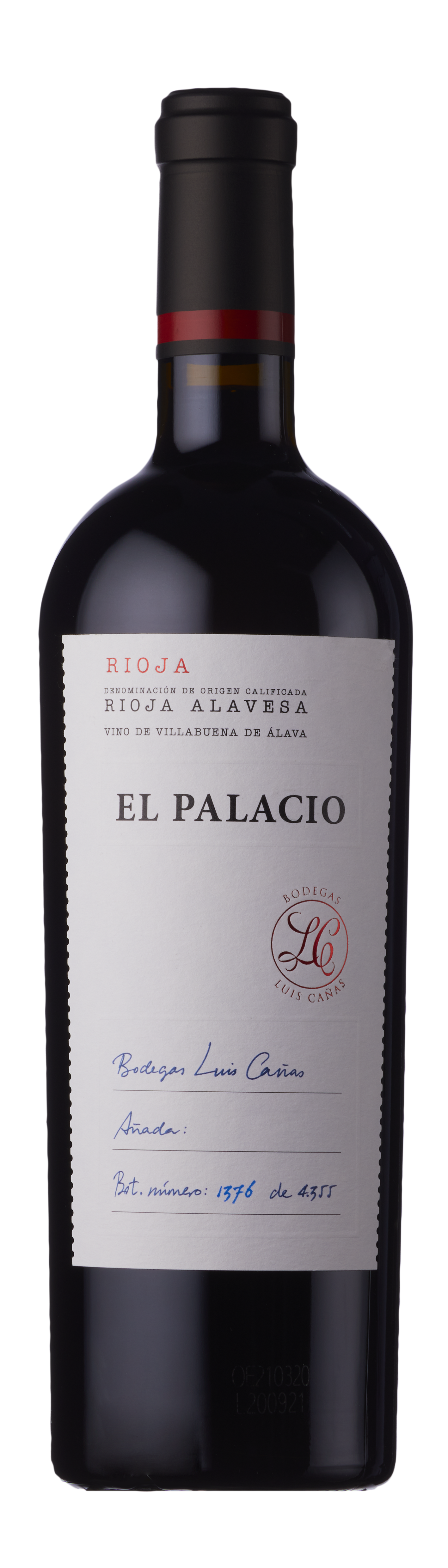 Bodegas Luis Cañas, Finca El Palacio, DOCa Rioja Alavesa, Spain, 2018