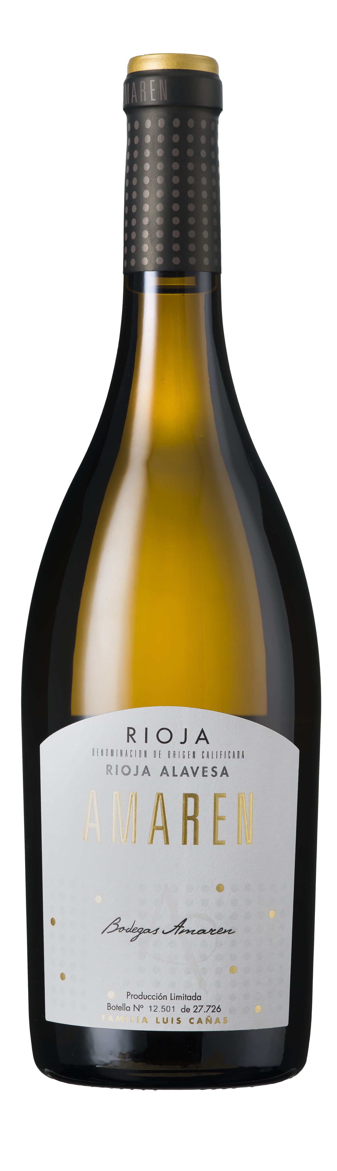 Bottle shot - Bodegas Amaren, Blanco Barrel Fermented, DOCa Rioja, Spain