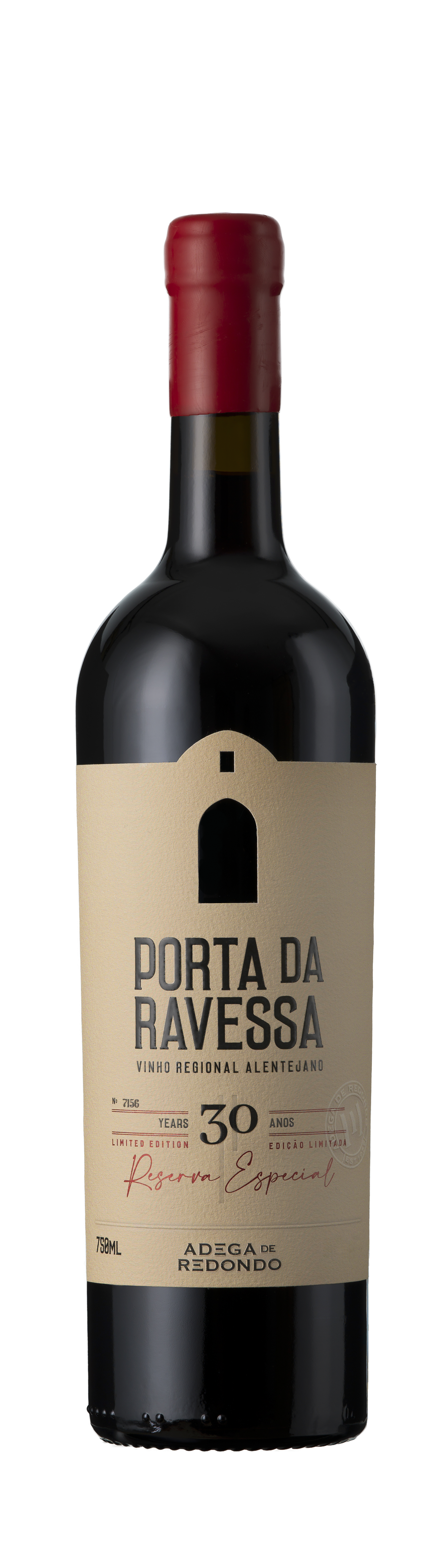 Adega de Redondo, Porta da Ravessa Reserva especial Tinto, Vinho Regional Alentejano, Portugal, 2020