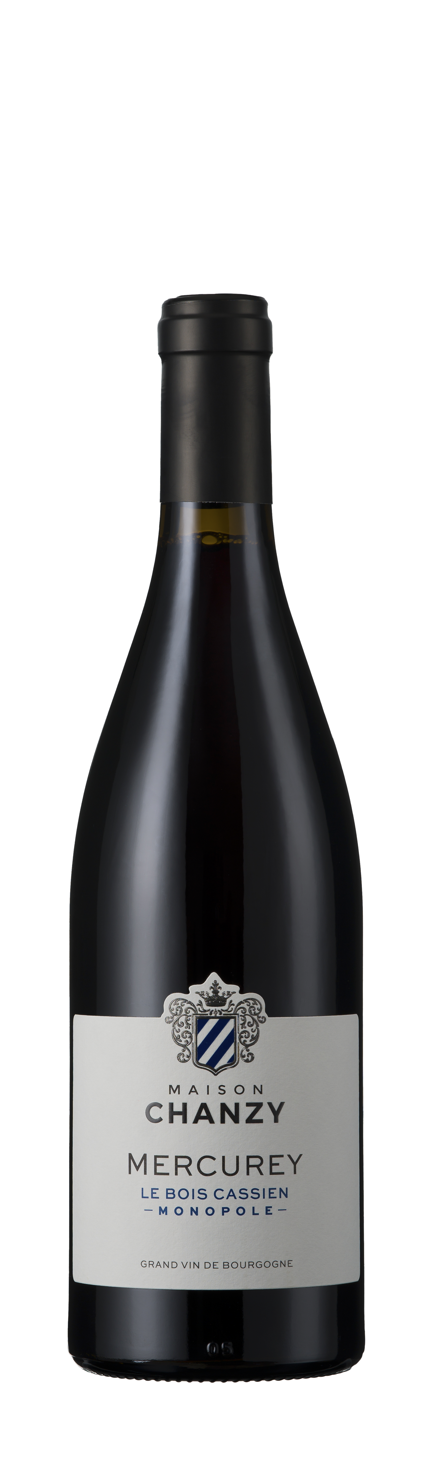 Bottle shot - Chanzy, Mercurey Rouge, Le Bois Cassien, Côte Chalonnaise, France