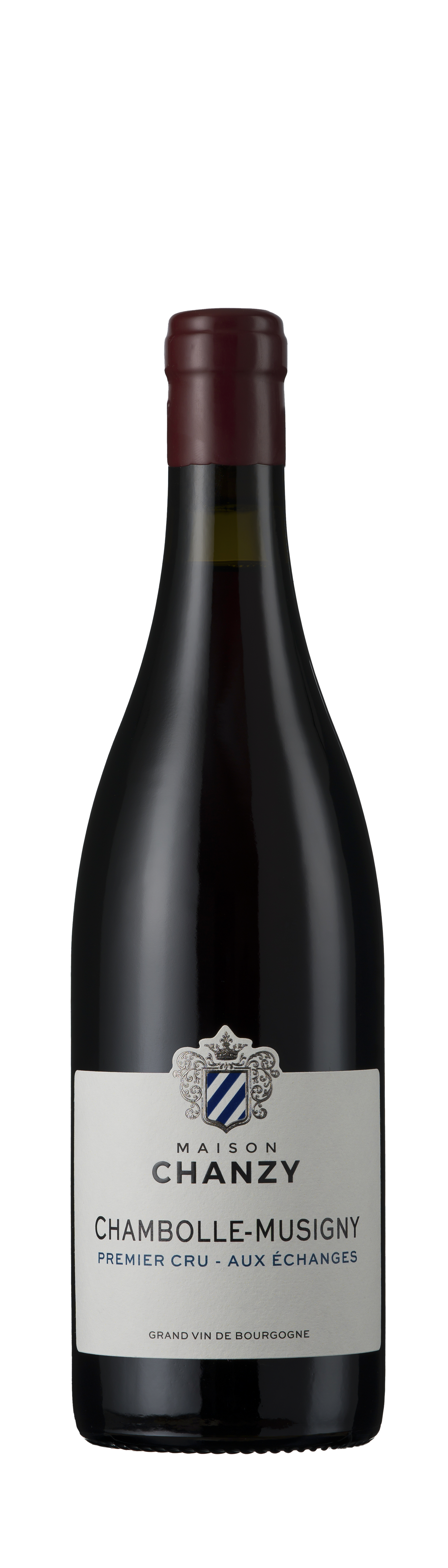 Bottle shot - Chanzy, Chambolle-Musigny, 1er Cru Aux Echanges, Côte de Nuits, France