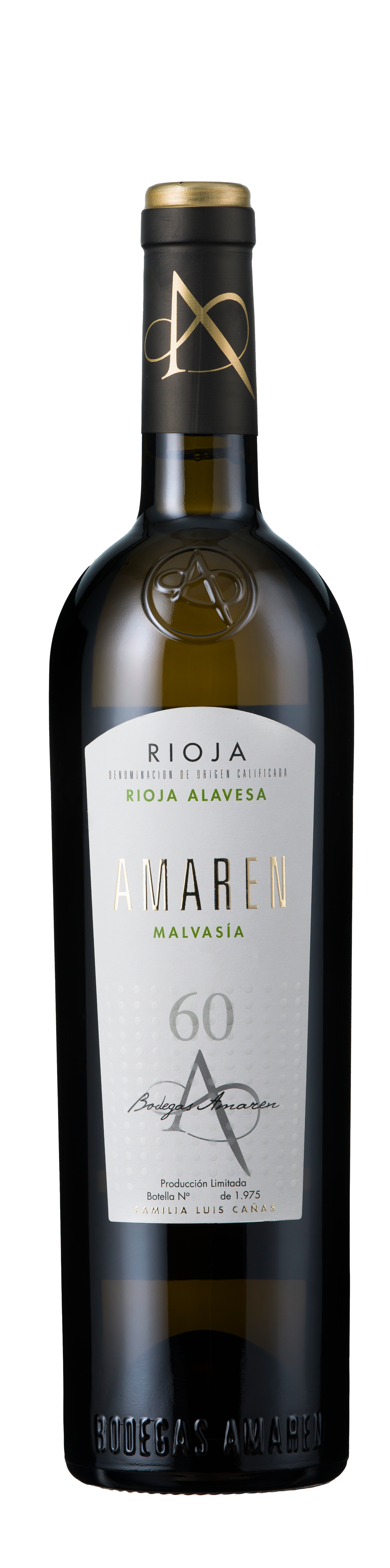 Bottle shot - Bodegas Amaren, Malvasia, Rioja Alavesa, Spain