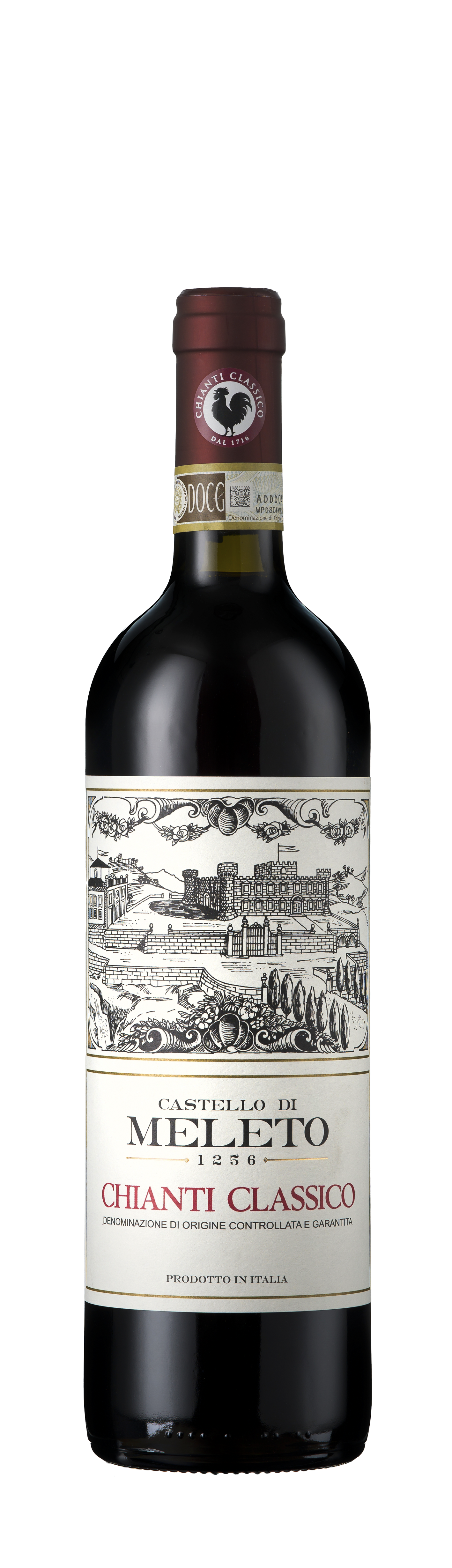 Bottle shot - Castello di Meleto, Chianti Classico DOCG, Tuscany, Italy