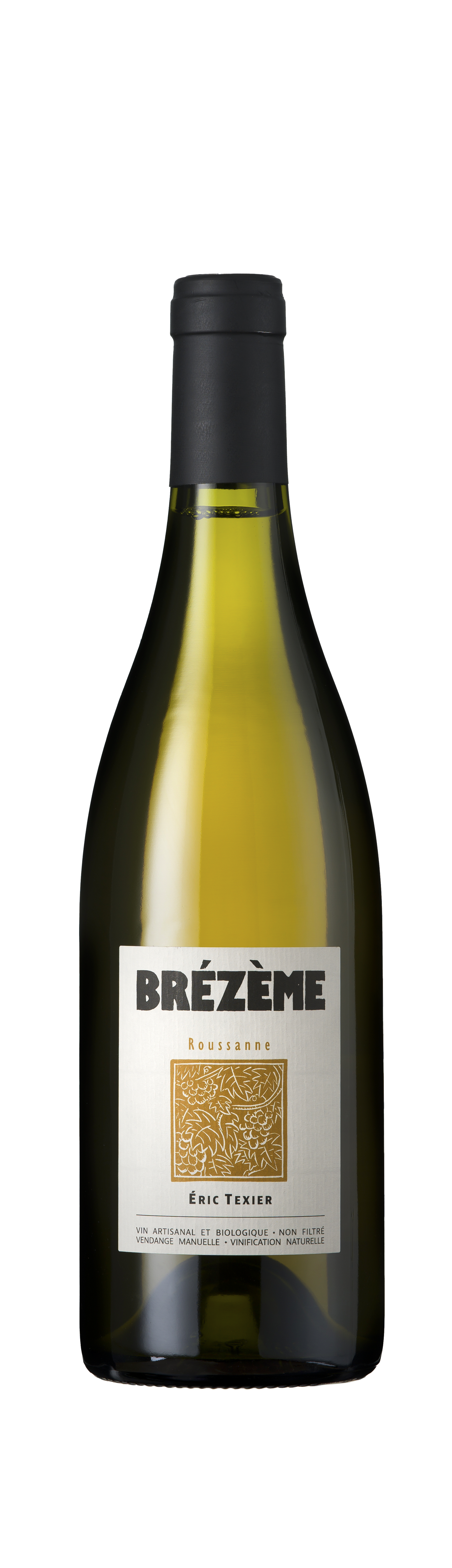 Bottle shot - Eric Texier, Brézème Blanc, Northern Rhône, France