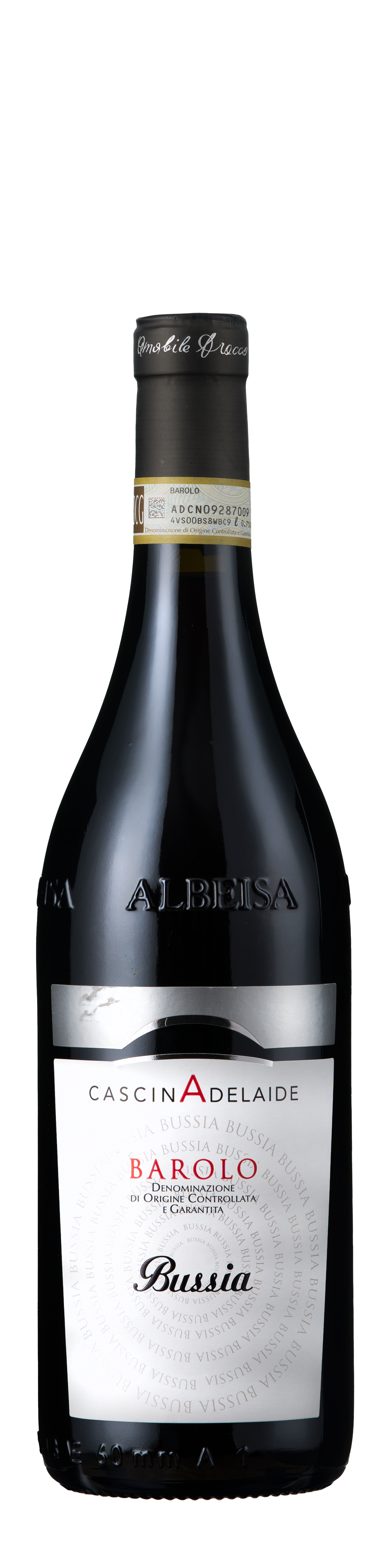 Bottle shot - Cascina Adelaide, Barolo Bussia, DOCG, Piedmont, Italy