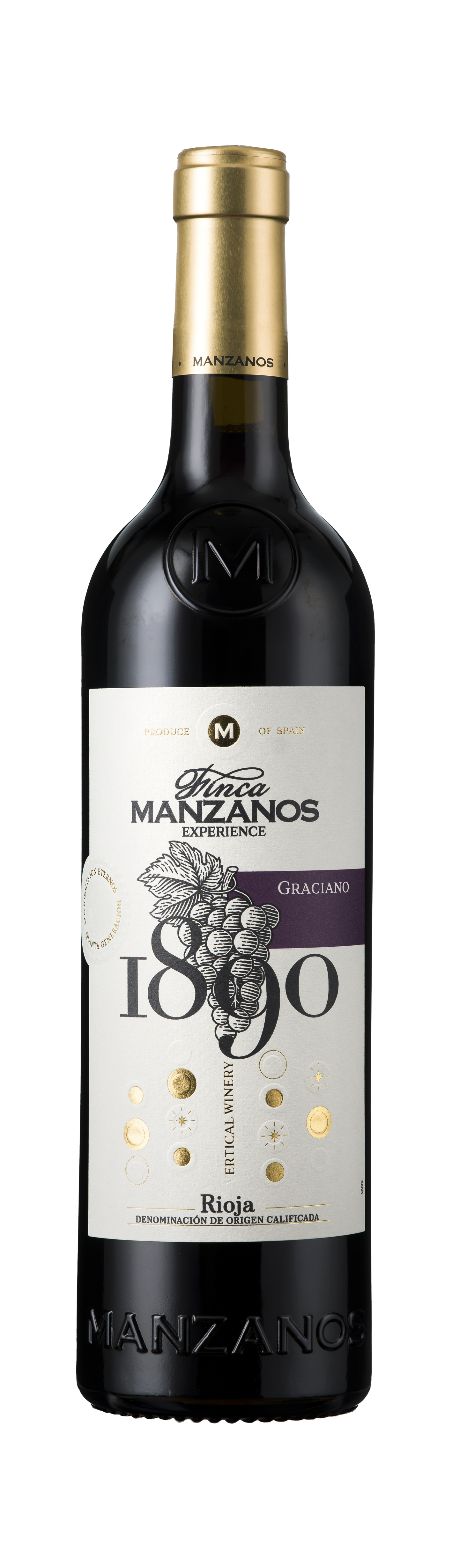 Bottle shot - Bodegas Manzanos, 1890 Finca Manzanos Graciano, DOCa Rioja, Spain