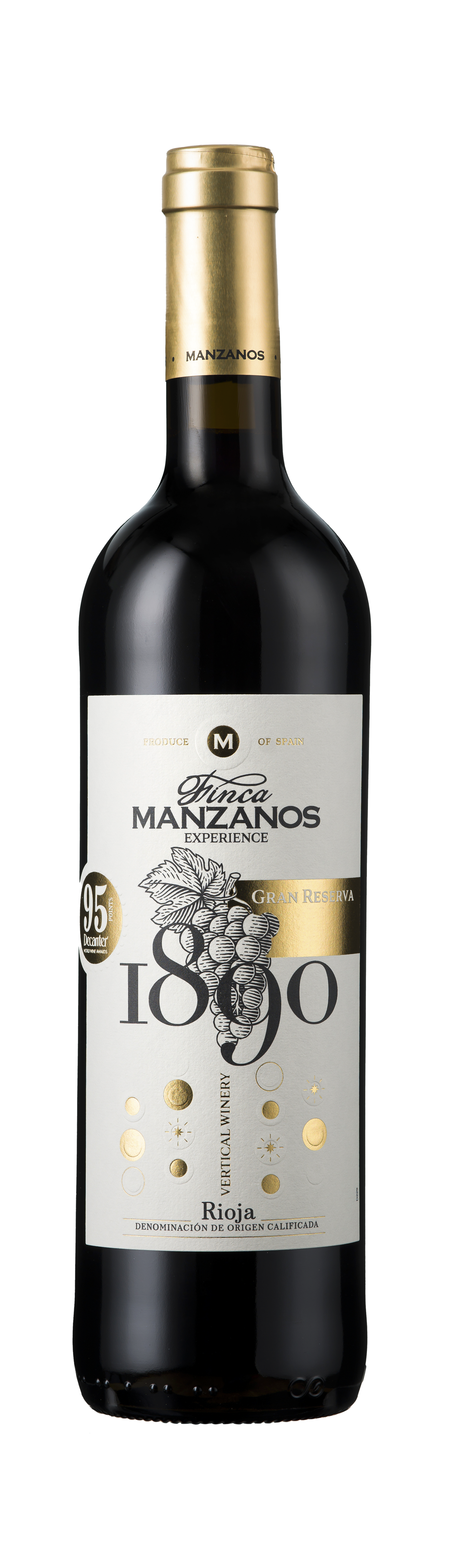 Bottle shot - Bodegas Manzanos, 1890 Finca Manzanos Gran Reserva, DOCa Rioja, Spain