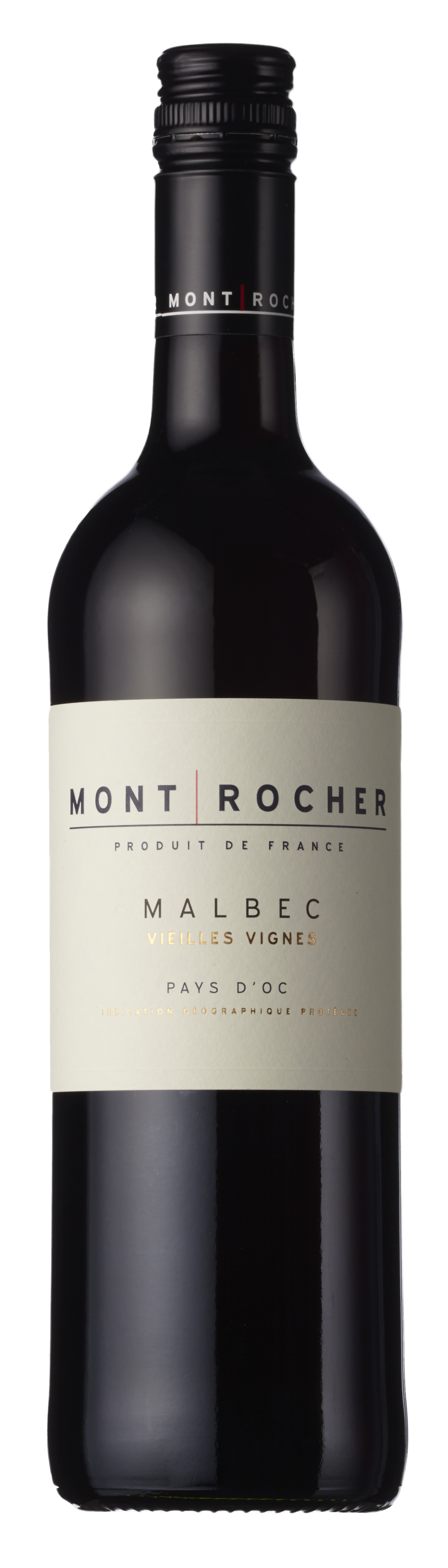 Mont Rocher, Malbec, Vieilles Vignes, IGP Pays d'Oc, France, 2023