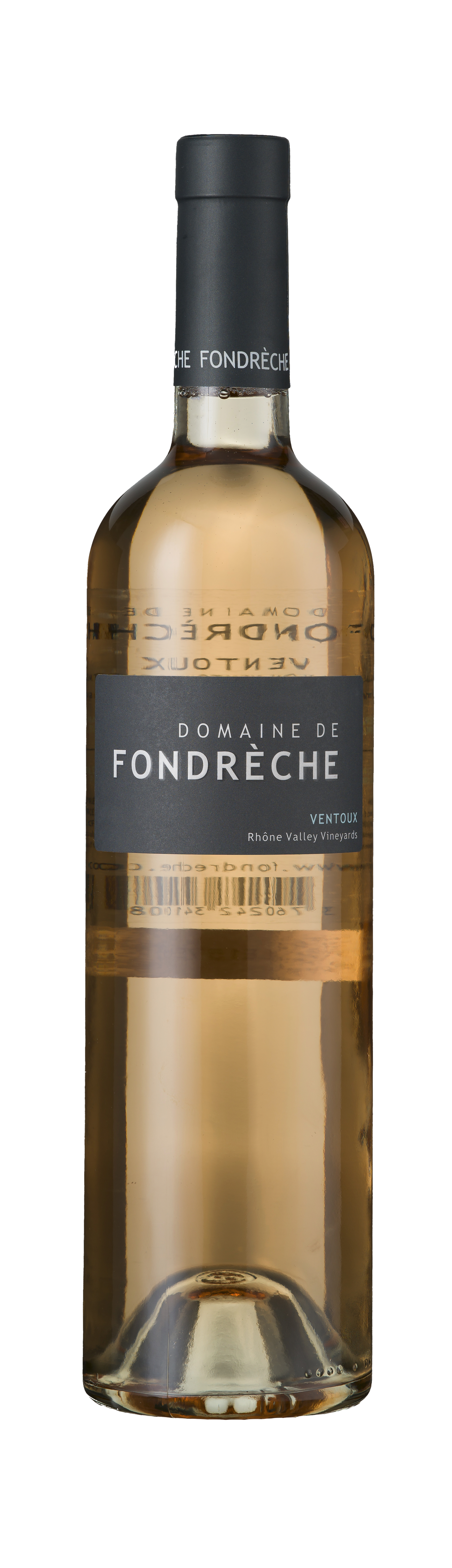 Bottle shot - Domaine de Fondrèche, Ventoux Rosé, Mazan, Ventoux, Southern Rhône, France