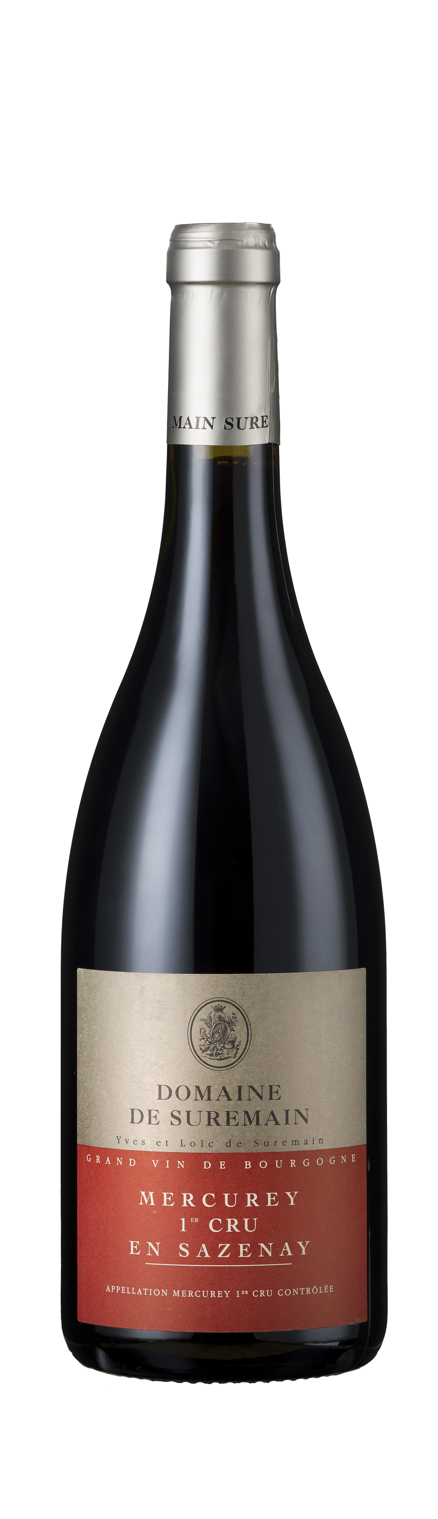 Domaine de Suremain, Mercurey Rouge 1er Cru, En Sazenay, Côte Chalonnaise, Burgundy, France, 2020