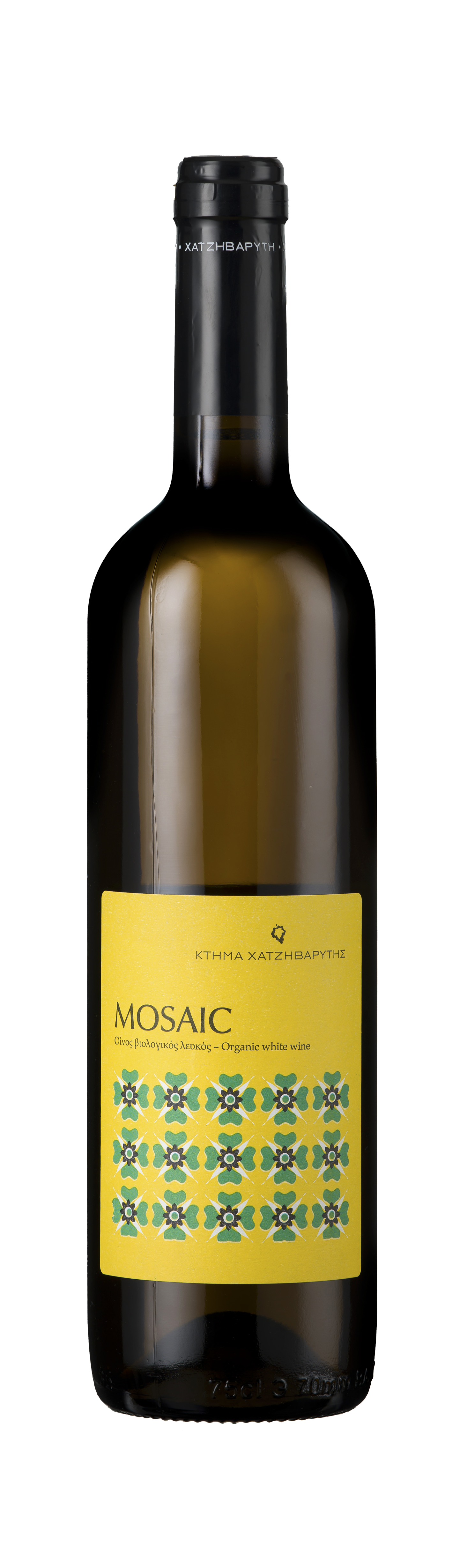 Bottle shot - Domaine Chatzivariti, Mosaic White (PGI- Slopes of Paiko), Kilkis, Goumenissa, Greece