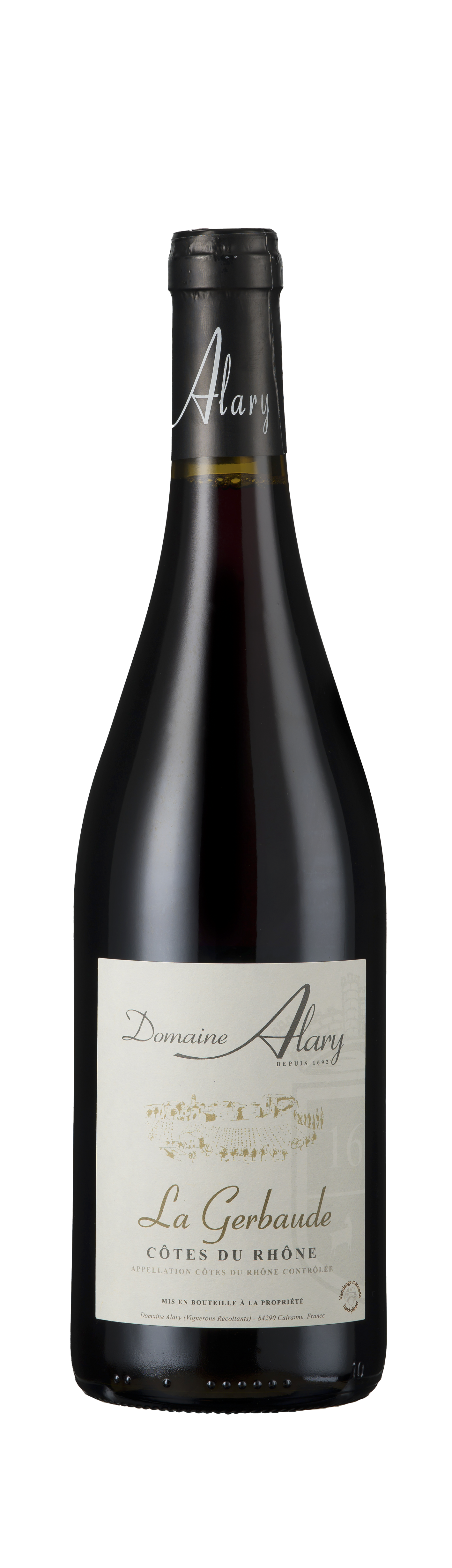 Domaine Alary, Côtes du Rhône, La Gerbaude Rouge, Southern Rhône, France, 2022