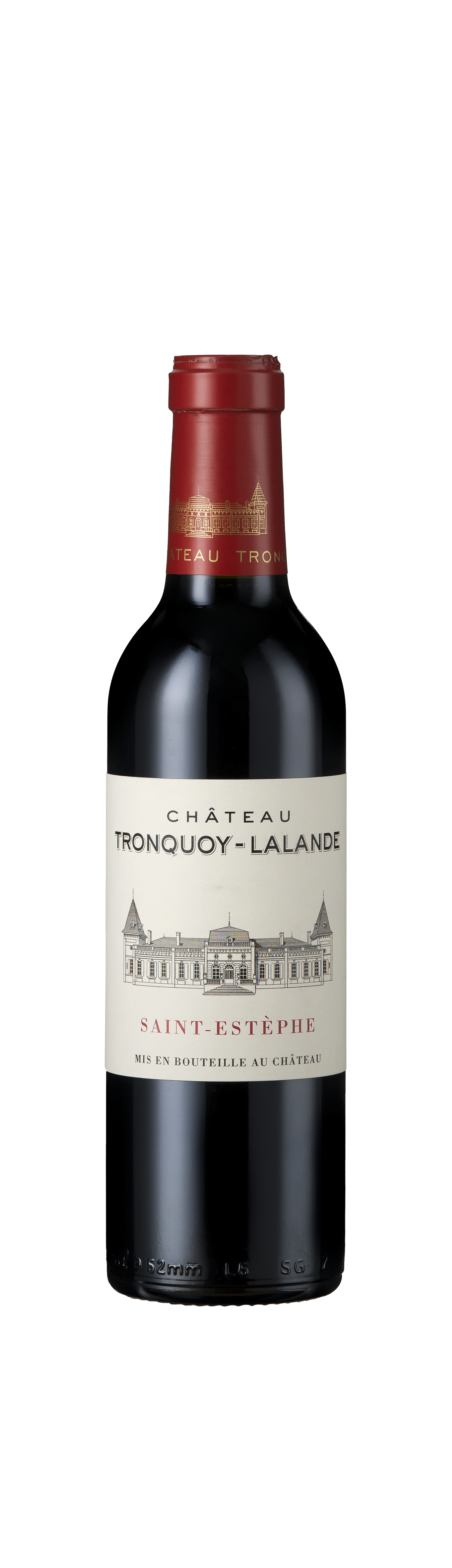 Bottle shot - Château Tronquoy Lalande, St-Estèphe, Bordeaux, France (37.5cl)