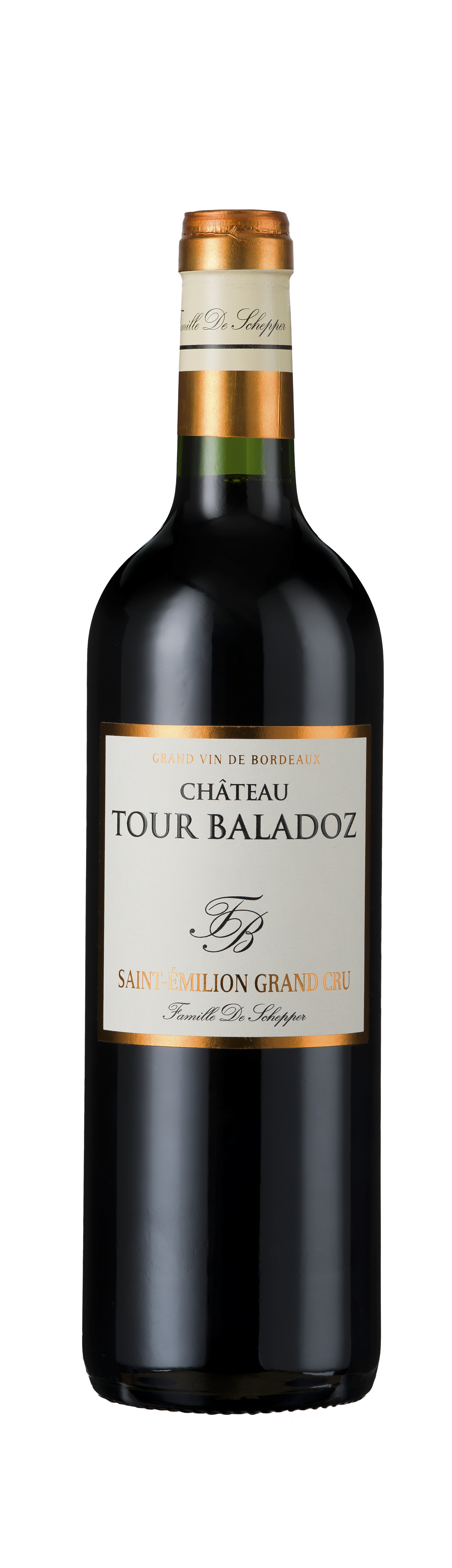 Bottle shot - Château La Tour Baladoz, Saint Emilion Grand Cru, Bordeaux, France