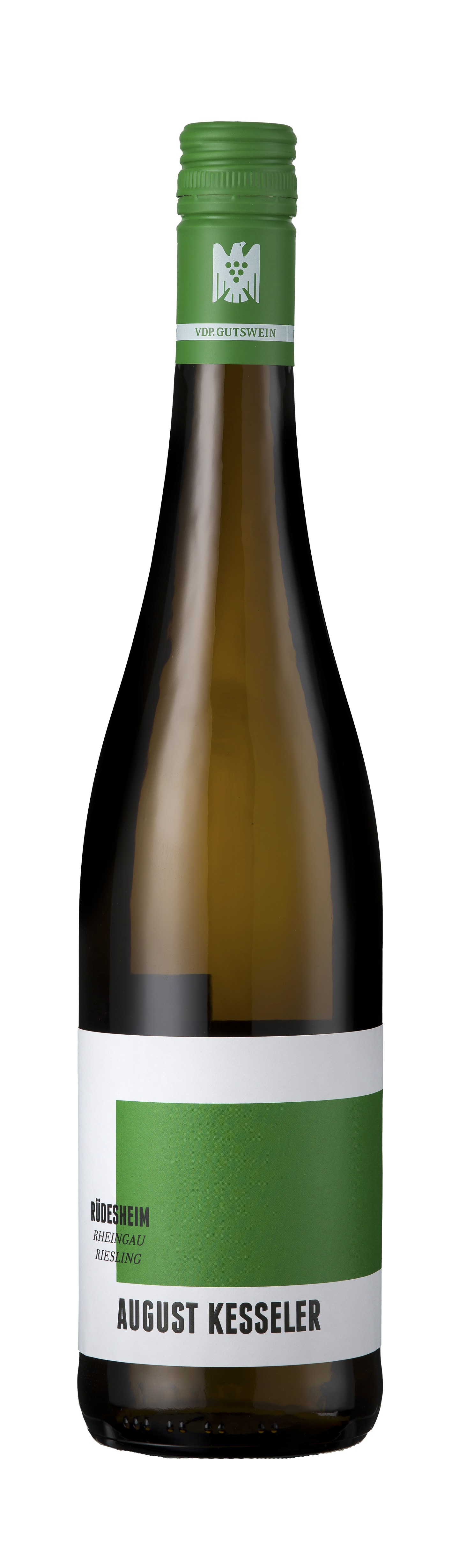 Bottle shot - August Kesseler, Riesling, Rüdesheim Trocken VDP Ortswein, Rheingau, Germany