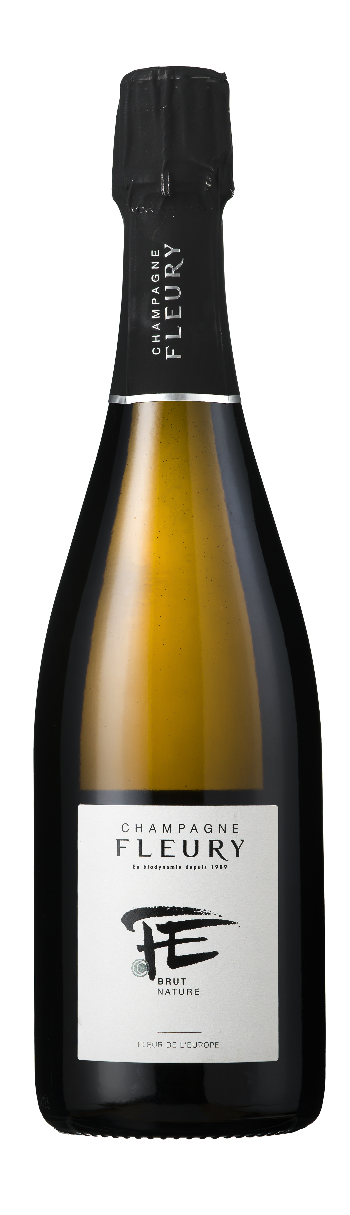 Bottle shot - Champagne Fleury, Fleur de L'Europe Brut Nature, Champagne, France