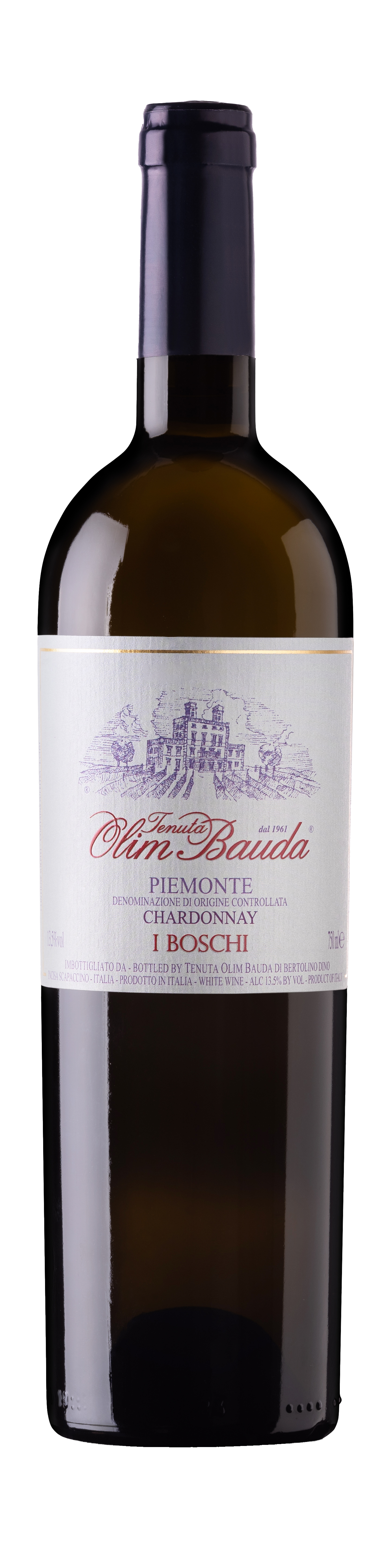 Bottle shot - Tenuta Olim Bauda, Chardonnay DOC, I Boschi, Piedmont, Italy