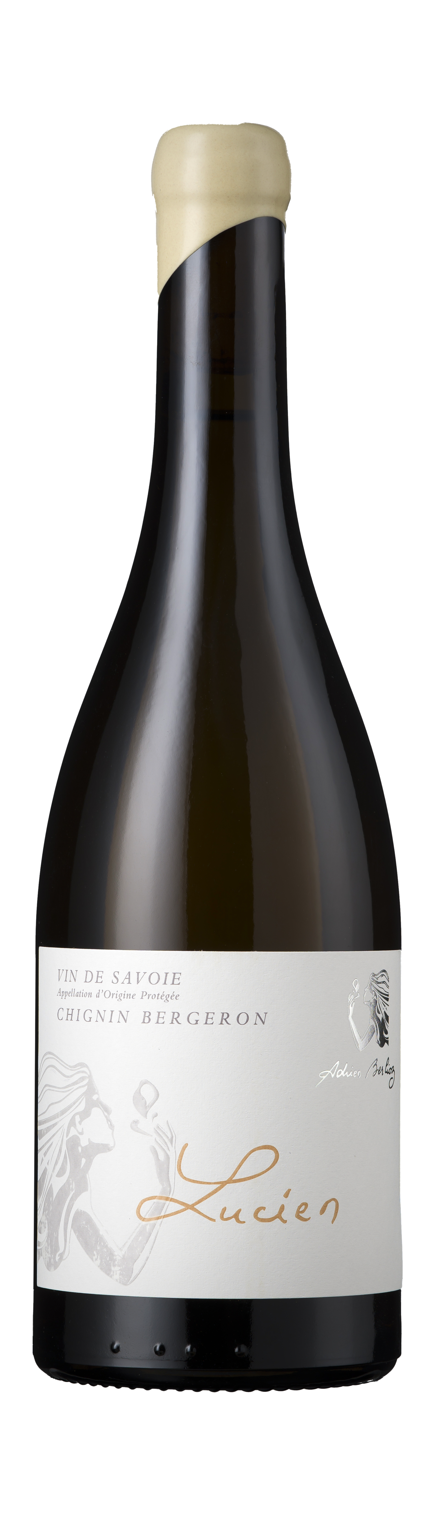 Bottle shot - Domaine Adrien Berlioz, Lucien, Vin de Savoie AOP, France