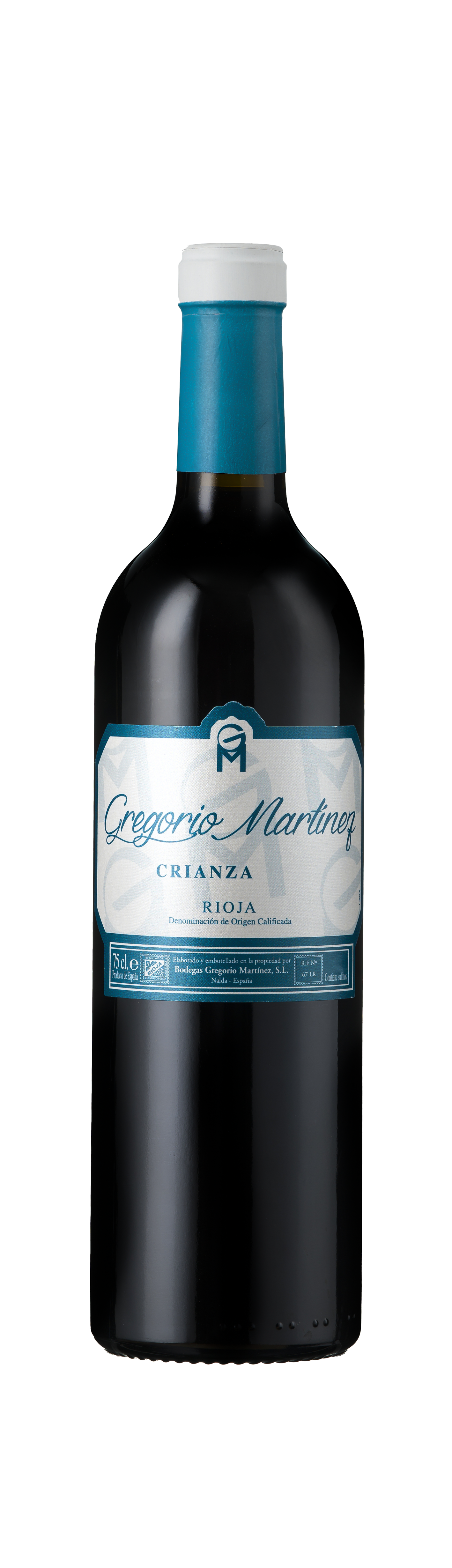 Bottle shot - Gregorio Martinez, Tinto Crianza, Rioja, Spain