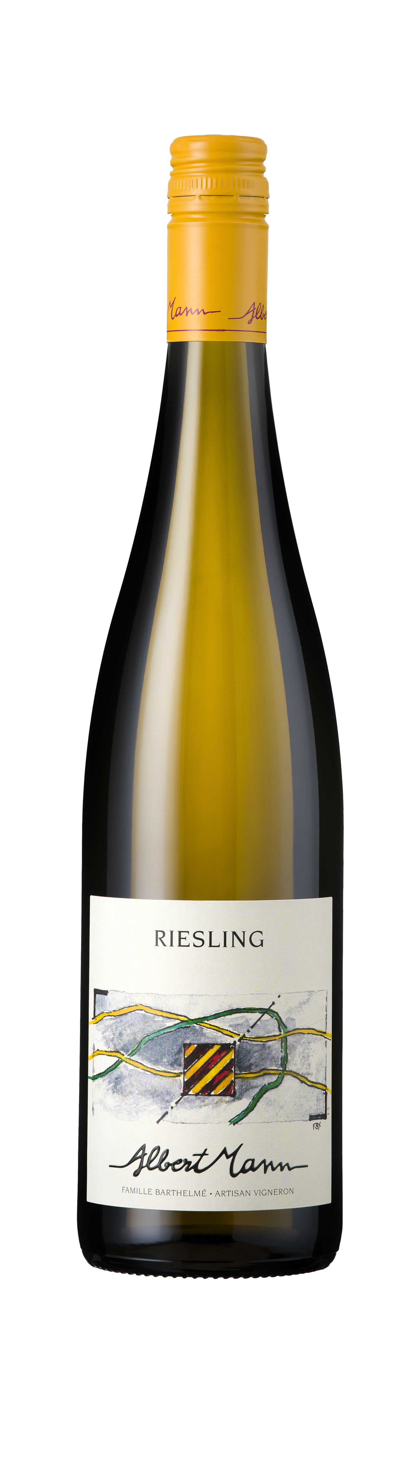 Bottle shot - Domaine Albert Mann, Riesling, Alsace, France