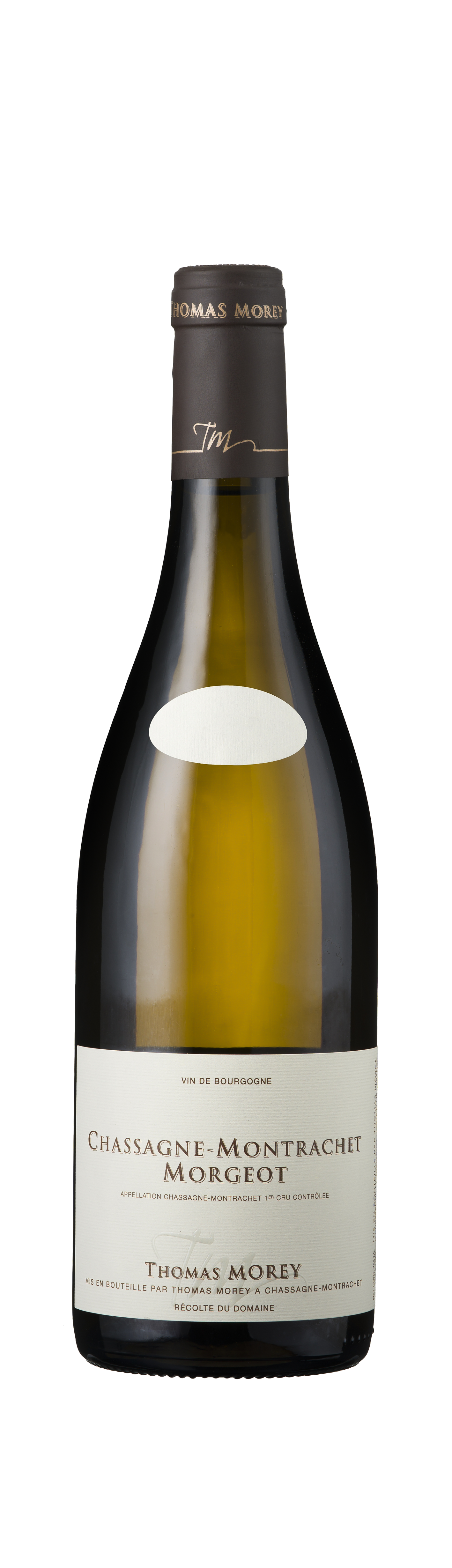 Bottle shot - Thomas Morey, Chassagne-Montrachet Blanc 1er Cru, Morgeot, Burgundy, France