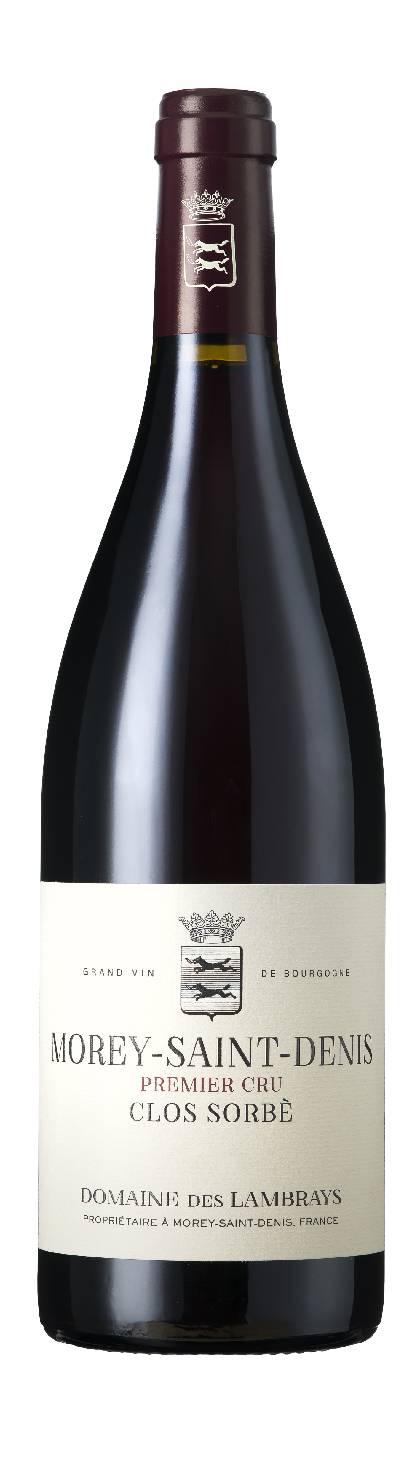 Bottle shot - Domaine des Lambrays, Morey-Saint-Denis, 1er Cru Clos Sorbe, Burgundy, France