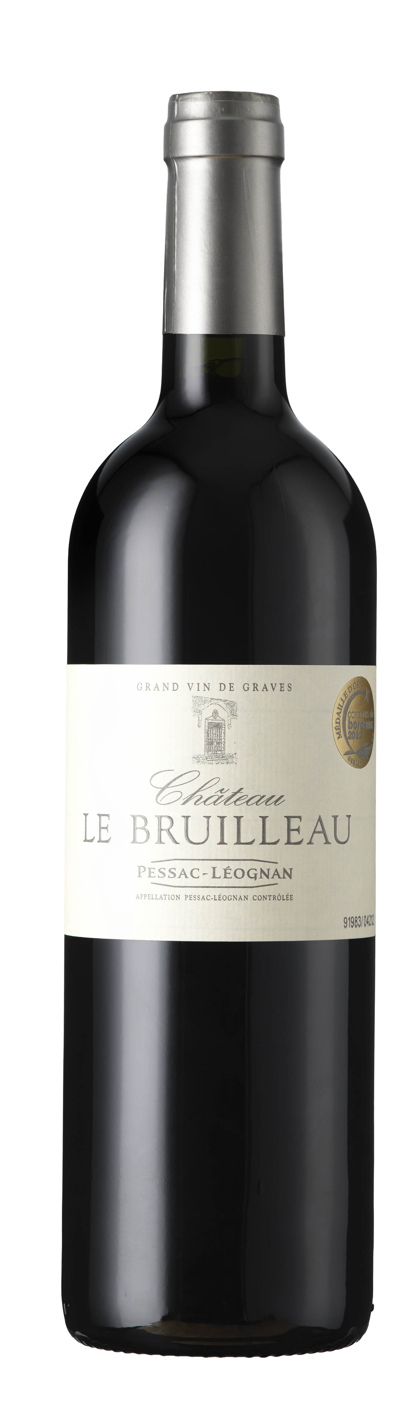 Bottle shot - Château le Bruilleau, Pessac-Léognan, Bordeaux, France