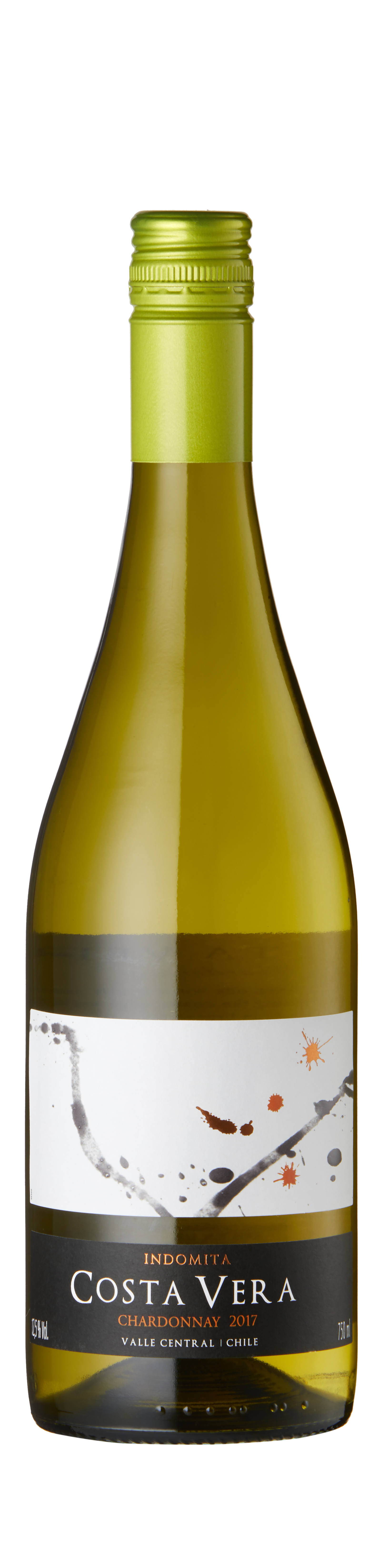 Bottle shot - Indomita, Costa Vera Chardonnay, Central Valley, Chile
