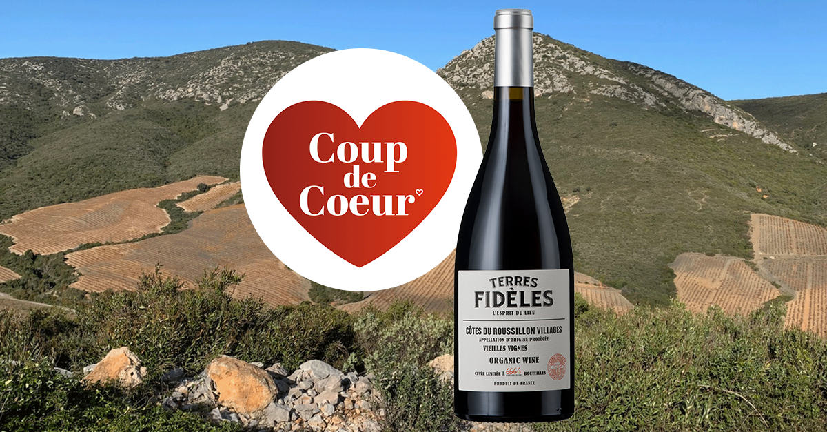 Inaugural Roussillon "Coup de Coeur" competition winner: Terres Fidèles, AOP Organic Côtes du Roussillon Villages 2021
