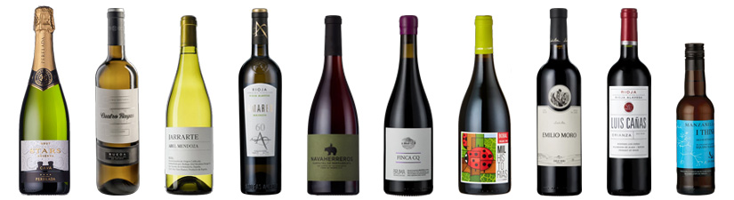 Selection of wines from Wines from Spain